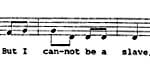 sheet music fragment