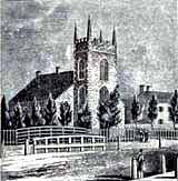 drawing of church